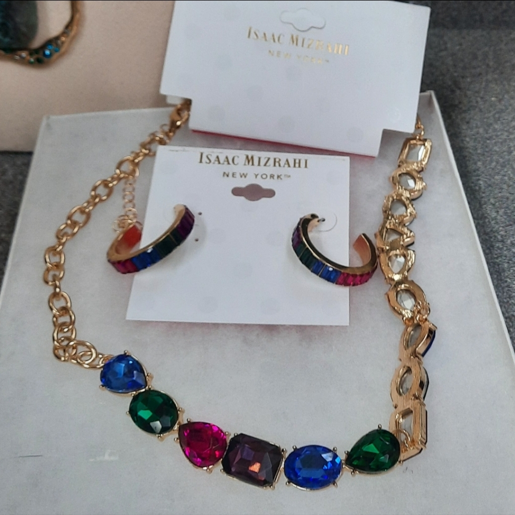 Nwt Necklace Earring Set Isaac Mizrahi 45$